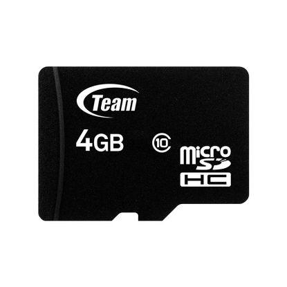  Зображення Карта пам`ятi MicroSDHC 4GB Class 10 Team (TUSDH4GCL1002) 